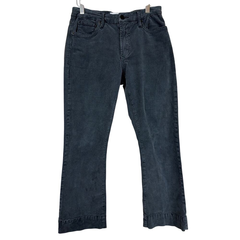 Dear John Gray Micro Corduroy Five-Pocket Flare Pants Size 26  XS
